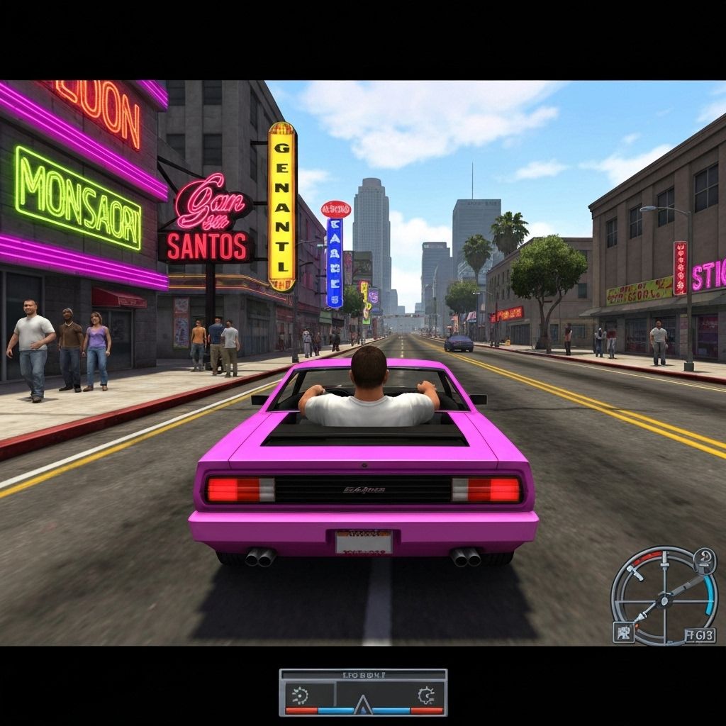 GTA San Andreas gameplay mundo aberto ação