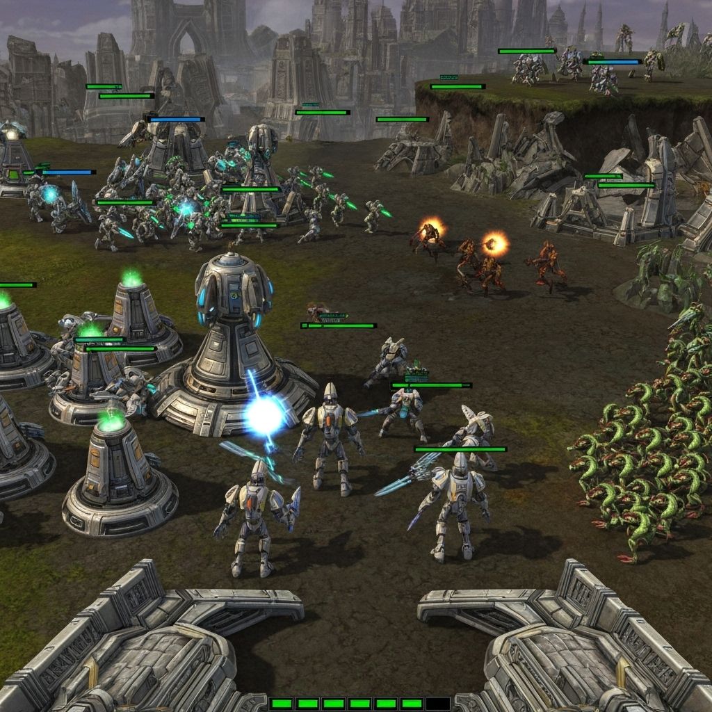 StarCraft Brood War estratégia tempo real competitivo