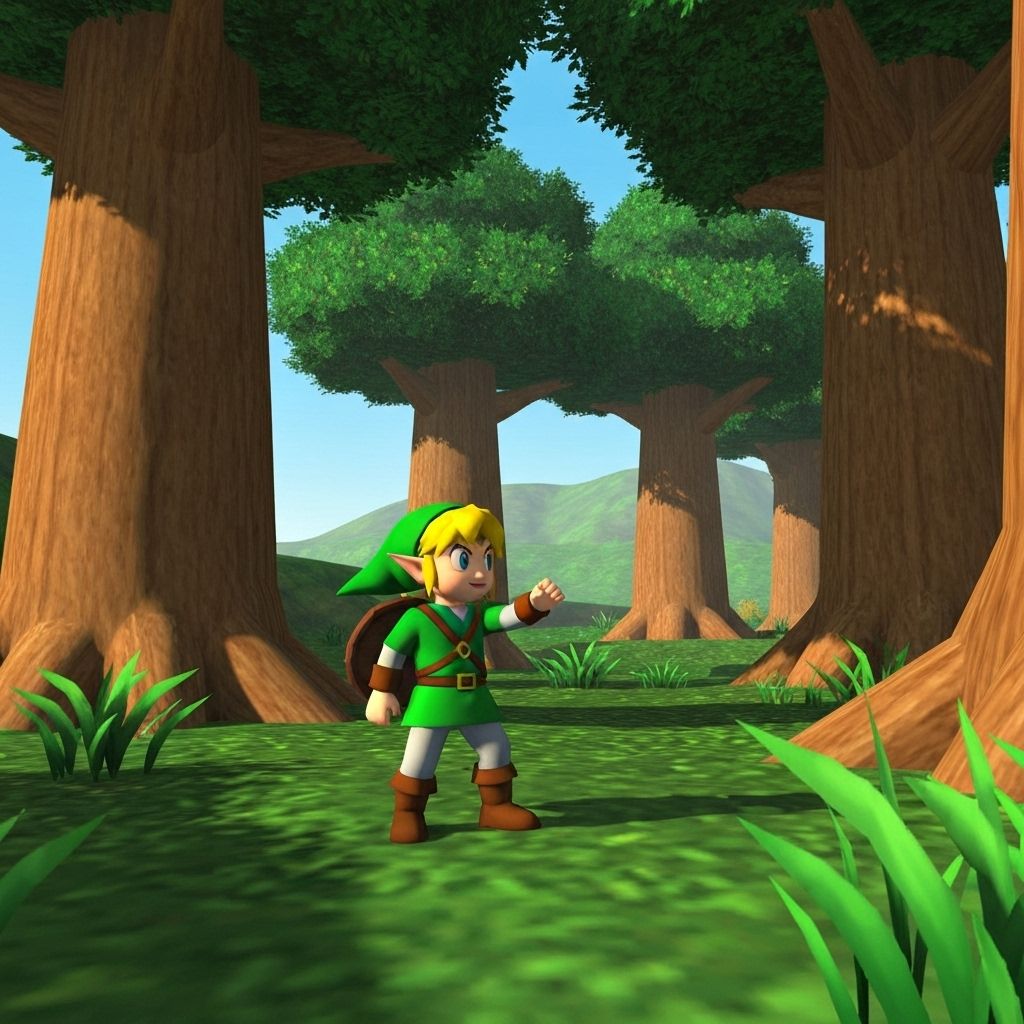 Zelda Ocarina of Time N64 aventura clássica